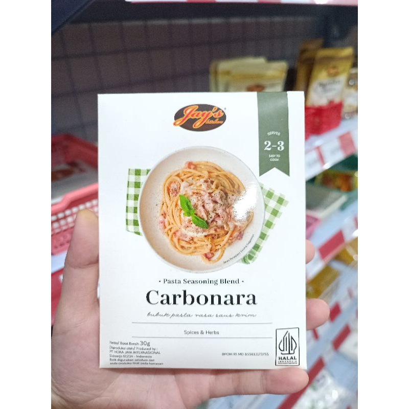 

[ 30 GRAM ] Pasta Seasoning Aglio E Olio Jays Bolognese Carbonara 30 Gram