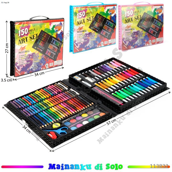 

Alat Mewarnai Set 150 Pcs Art Set Koper