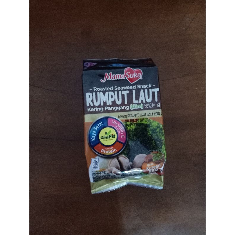 

Makanan Ringan/Snack Rumput Laut Mama Suka