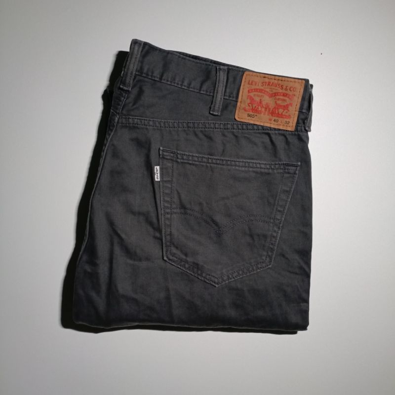 Levis 505 dark grey second