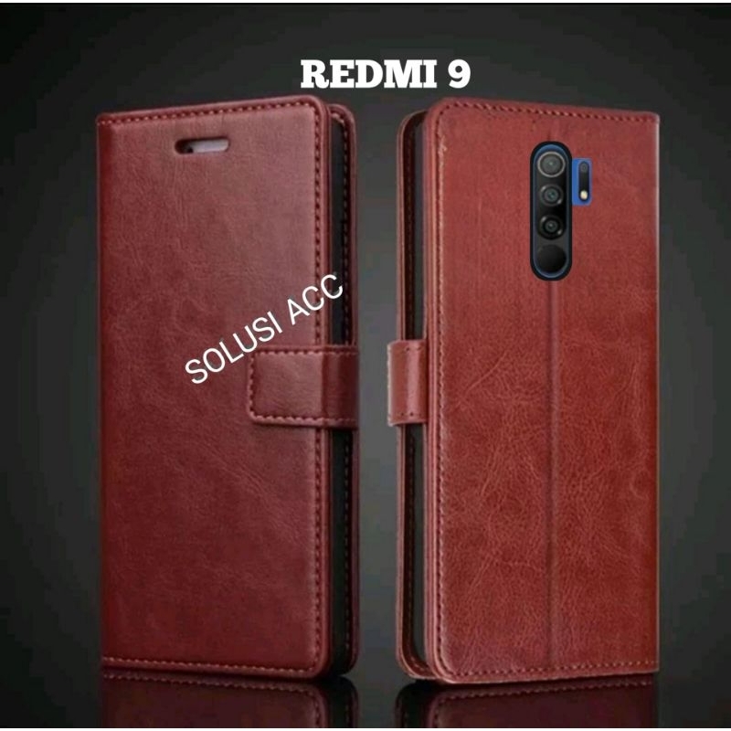 CASE HP REDMI 9 FLIP COVER WALLET SARUNG HP CASING DOMPET
