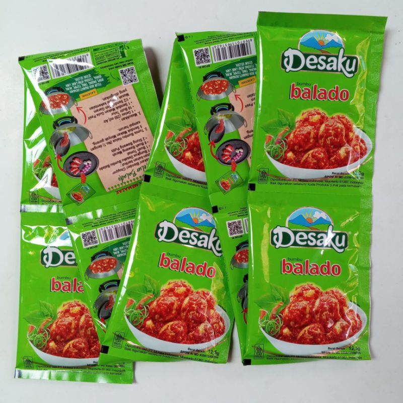 

Desaku Bumbu Balado Sachet isi 10 pcs @12,5gr