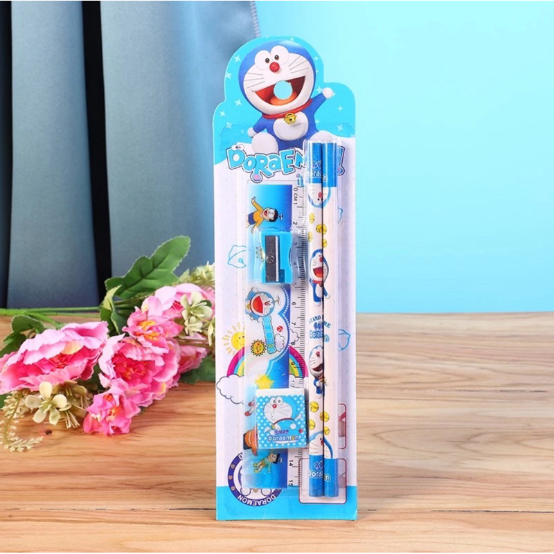 

SET ALAT TULIS SEKOLAH 5 in 1 KARAKTER LUCU / MINI STATIONERY