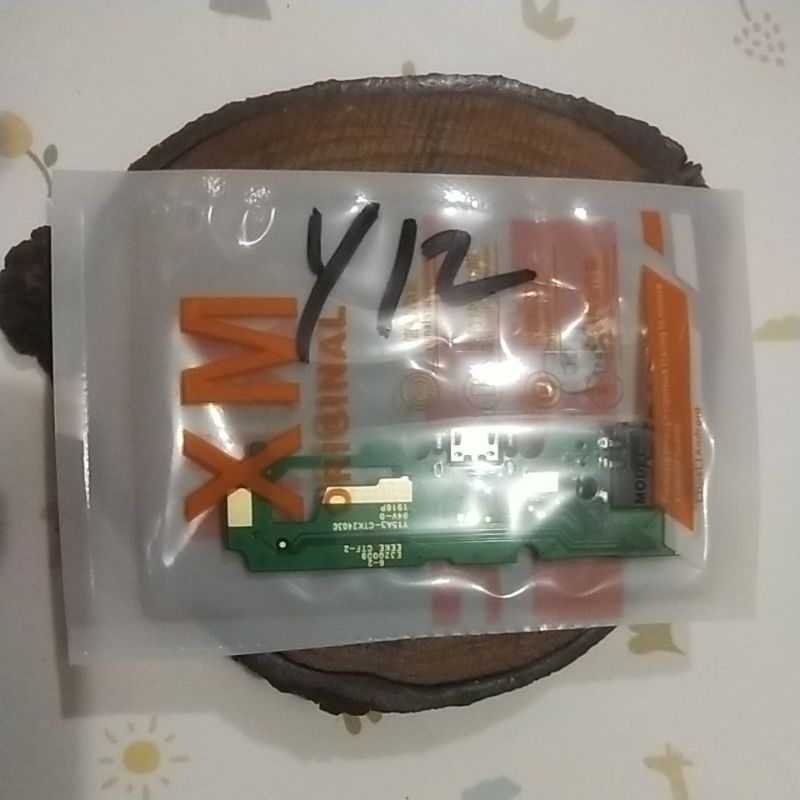 PAPAN CAS KONEKTOR CHARGER PCB VIVO Y12 MIC+CAS IC ORI