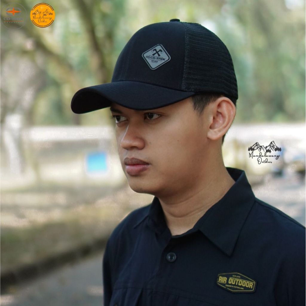Topi Pria Outdoor Adventure Cap Co-trek ASTRO Premium Pendaki Gunung
