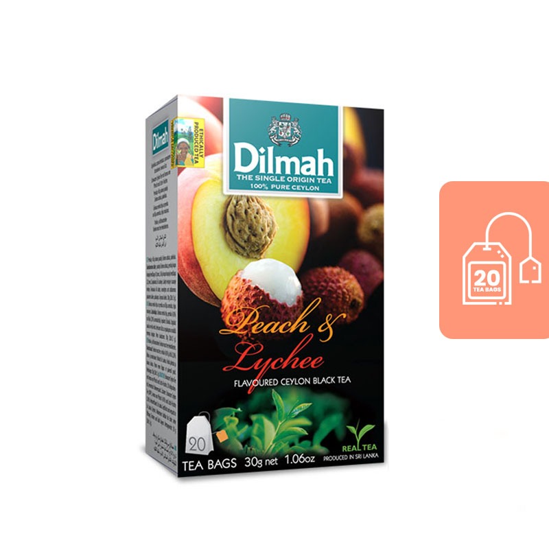 

Dilmah Peach & Lychee Tea - Teh Celup