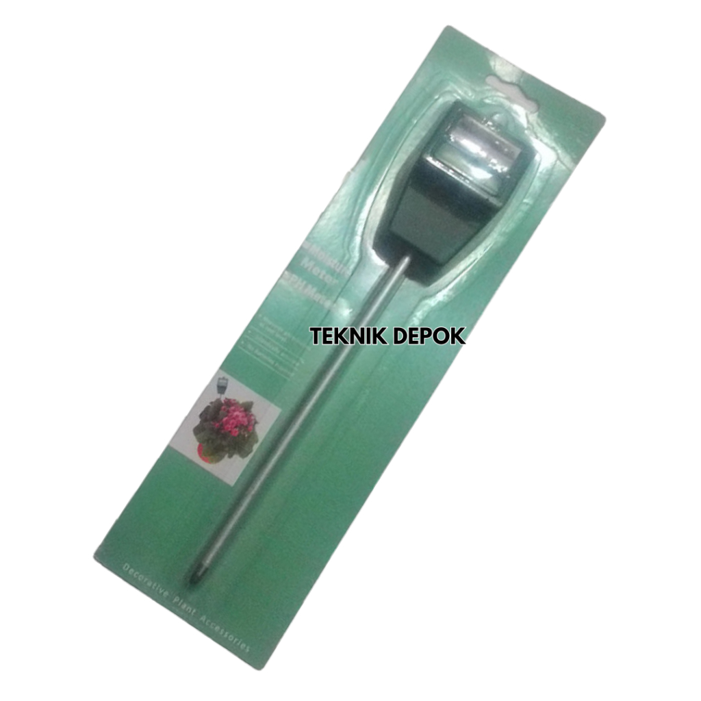 Alat Pengukur Keasaman Air Tanaman Tanah Tester Manual Analog PH Moisture Meter Panjang 28 cm