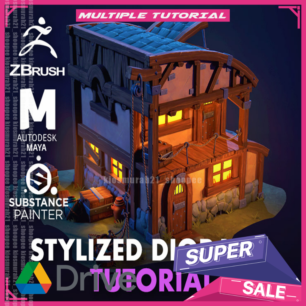 Exp-points - Creating a Stylized Diorama Aaron Villarreal - Multiple Tutorial