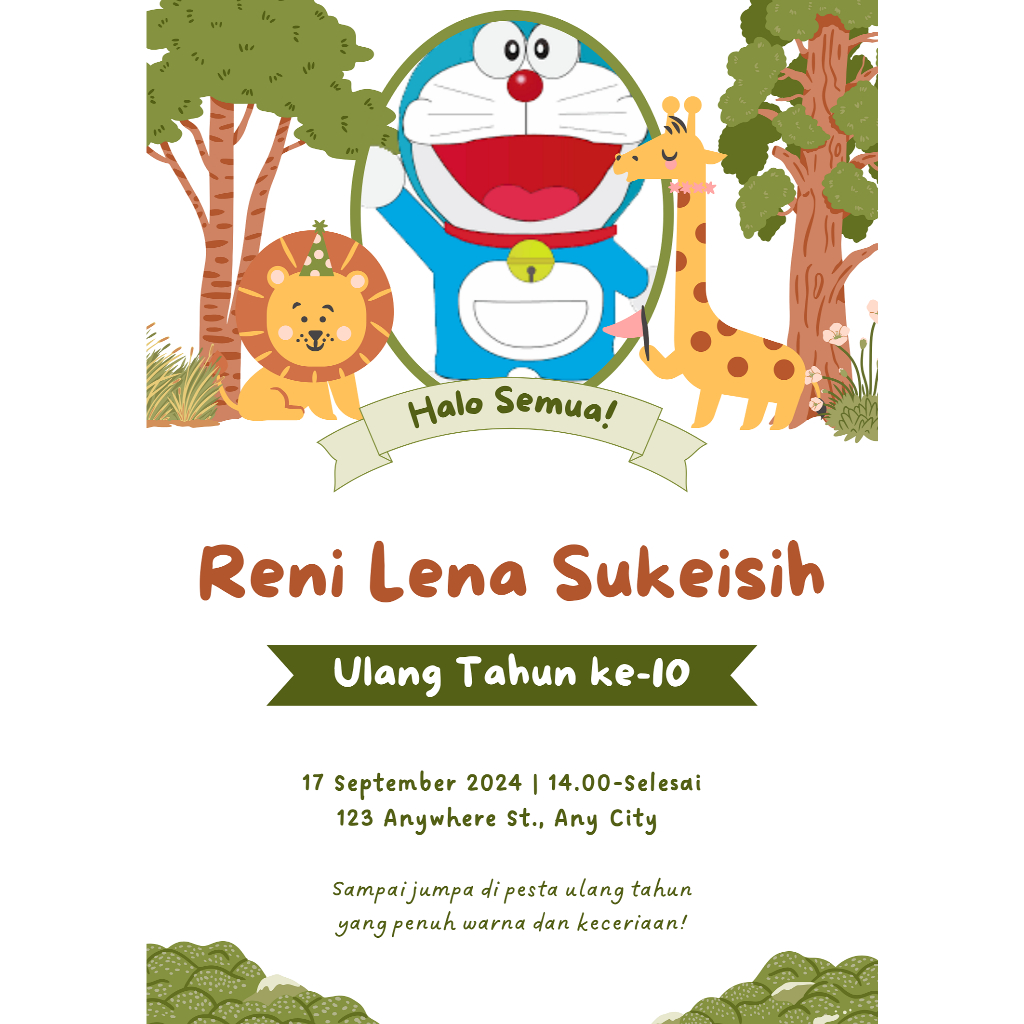 

Undangan Ulang Tahun Anak Anak