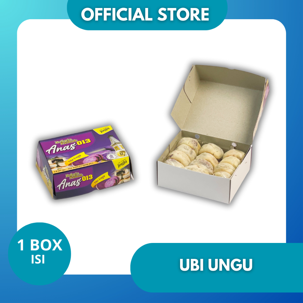 

[1 BOX] BAKPIA PATHOK ANAS RASA UBI UNGU ISI 12