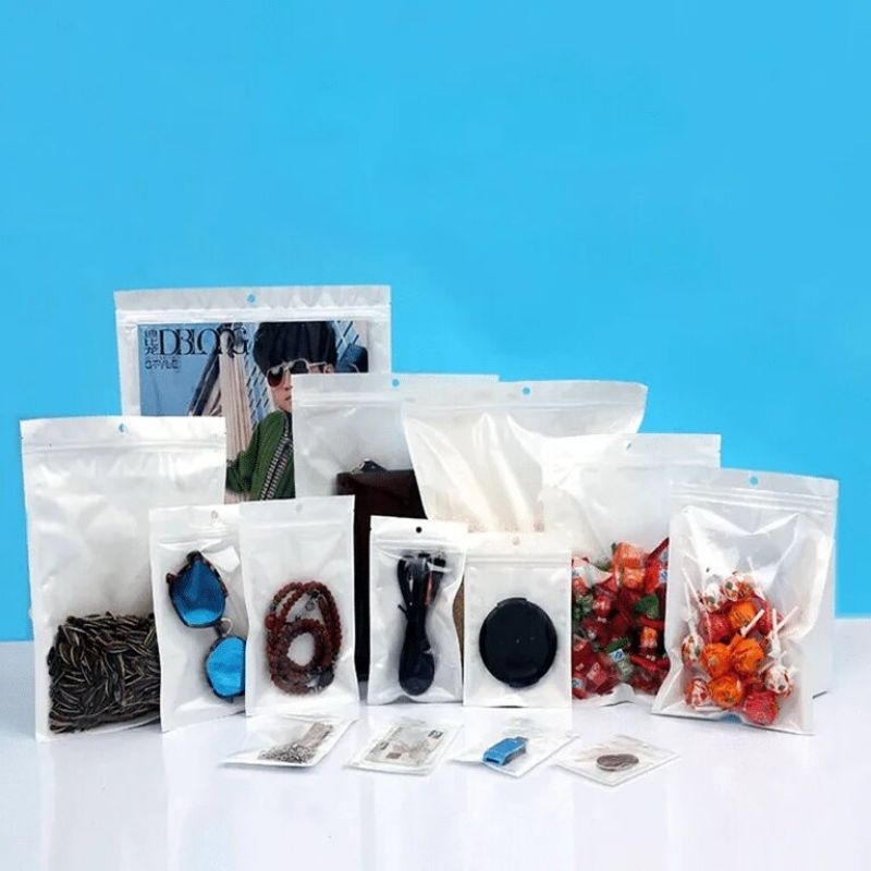 Plastik Klip Ziplock Putih Susu Plastik Cetik