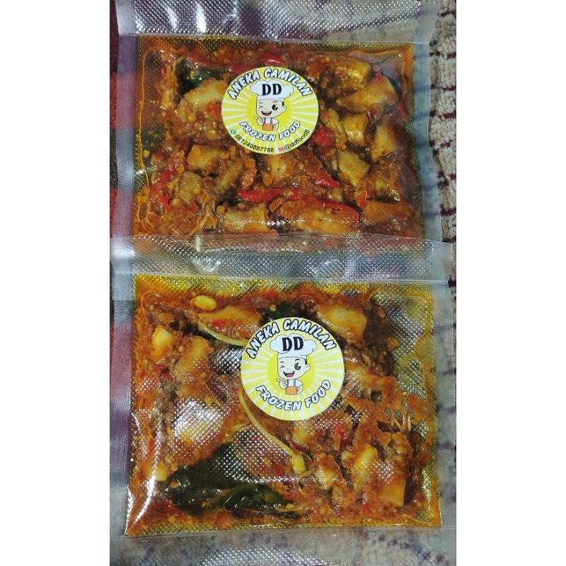 

tumis baby cumi full telur