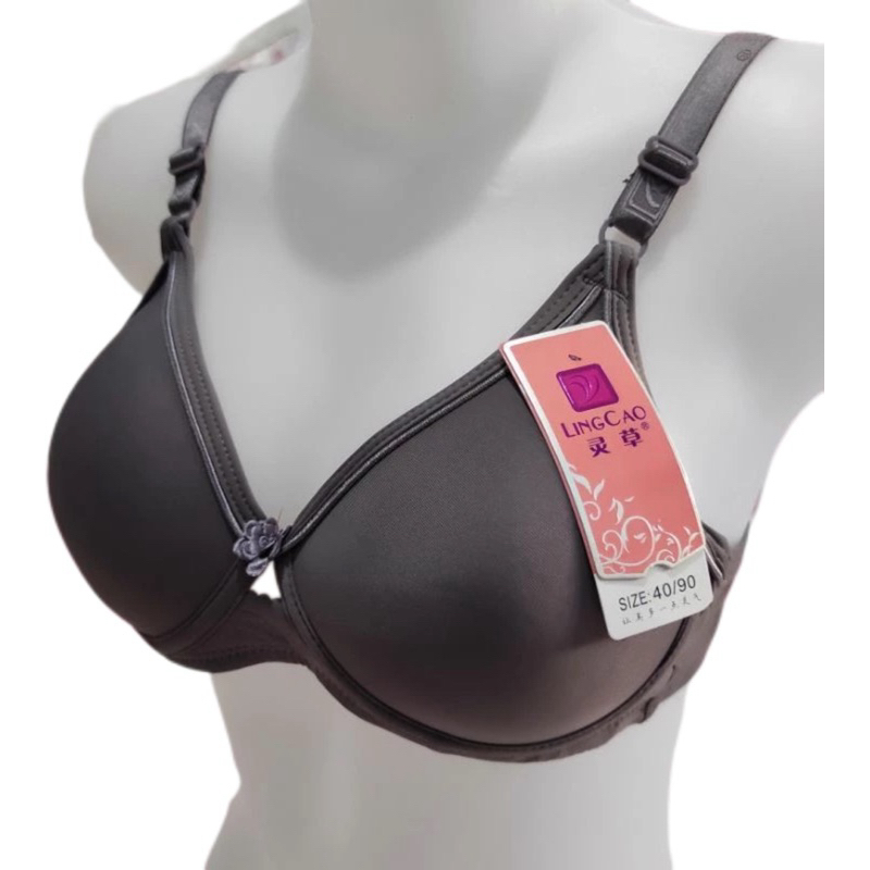 original bra ling cao pengait 2 bahan adem/bh wanita merk ling cao