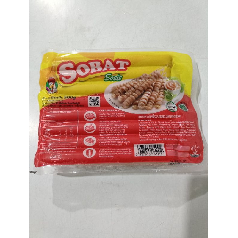 

SOBAT Sosis ayam panjang isi 15+1pcs 500gr