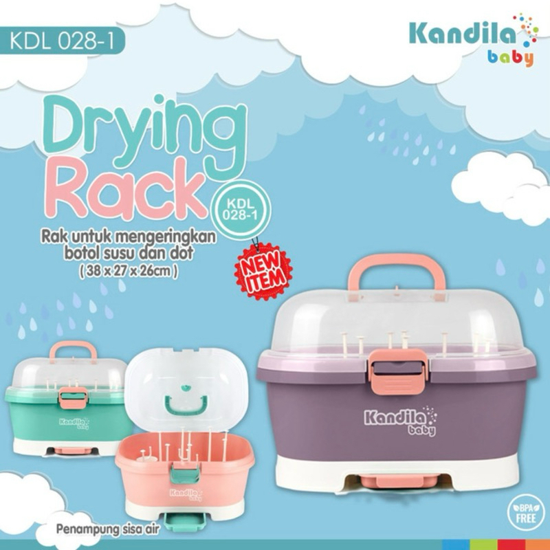 Kandila Baby Drying Rack KDL028-1/ Kandila Baby Storage Botol/ Kandila Baby Rak Botol/ Kandila Baby 