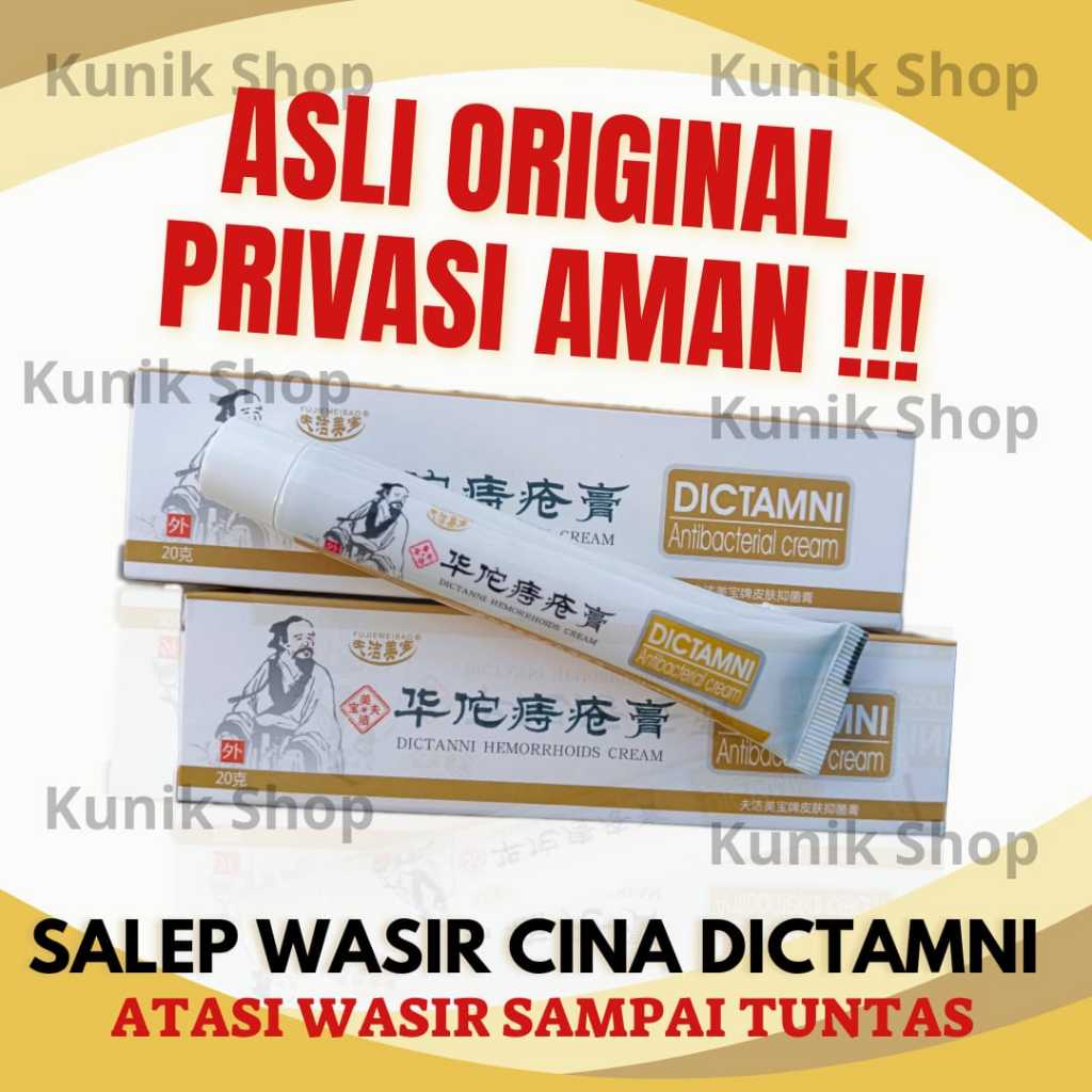 Obat Salep Krim Cream Wasir Ambeien Ambeyen Ambien DICTAMNI DIKTAMNI HUATUO HUA TUO 100% Original