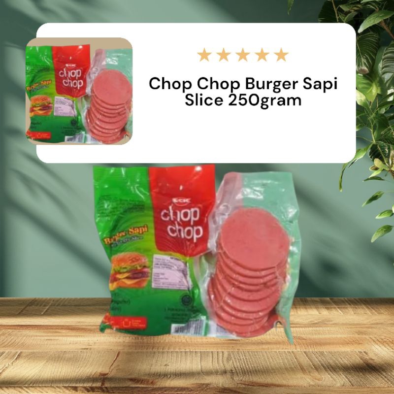 

Chop Chop Burger Sapi Slice 250gram