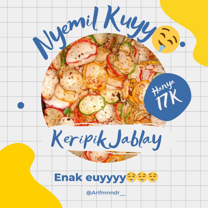 

Keripik Jab**y / Seblak Kering Pedas Daun Jeruk (Home Made) by Nyemil Kuyy kemasan 250 Gram dan 500 Gram