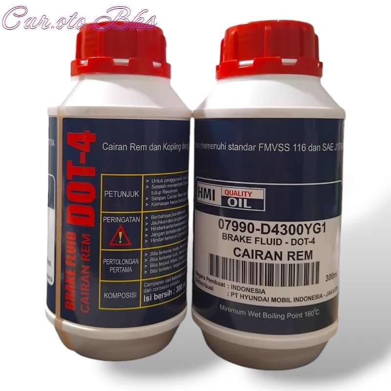 MINYAK REM DOT 4 BRAKE FLUID DOT 4 HMI 300ml
