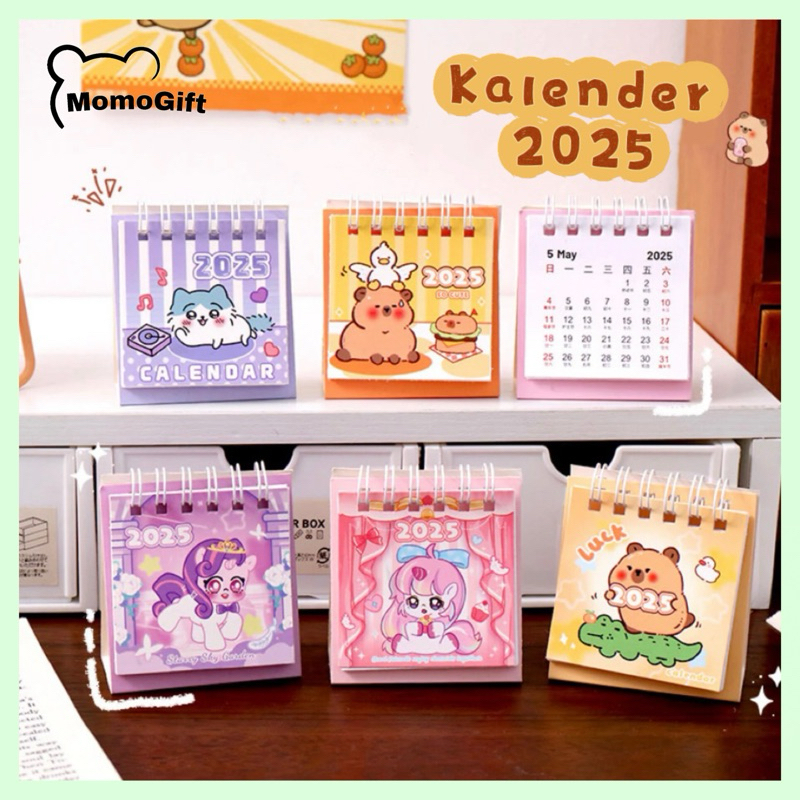 

Kalender 2025 Kalender Mini Aesthetic Cartoon Lucu (,BACA DESKRIPSI)
