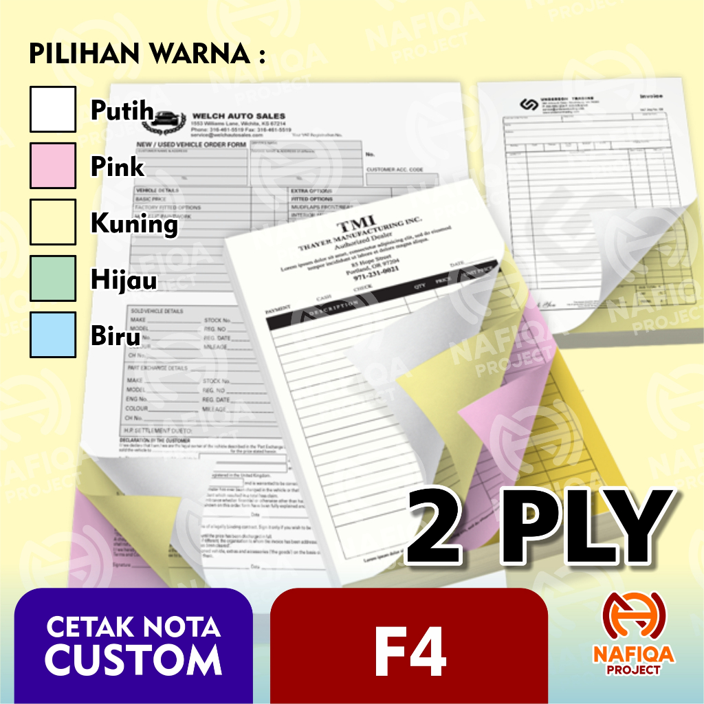 

Cetak Nota NCR Custom 2 Ply