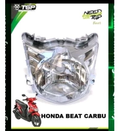 lampu depan 1 set beat kvy = beat karbulator merek tgp