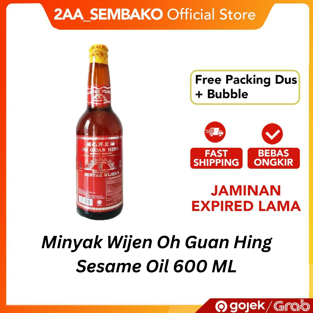 

Minyak Wijen Oh Guan Hing Sesame Oil 600 ML