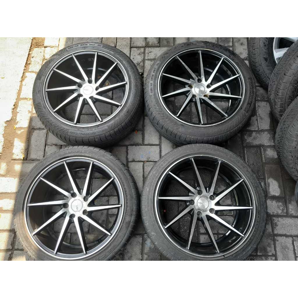 Velg Mobil Bekas Racing VOSSEN R18X8 5X114 ET38 + BAN 225 45 R18