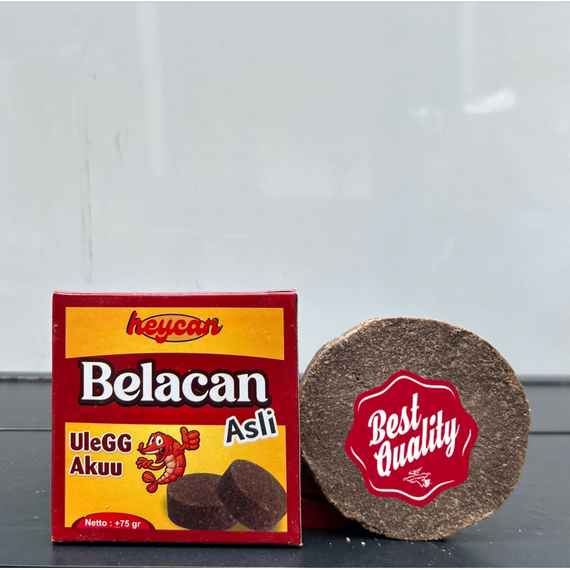 

TERASI BELACAN UDANG PREMIUM HEYCAN 75 gr
