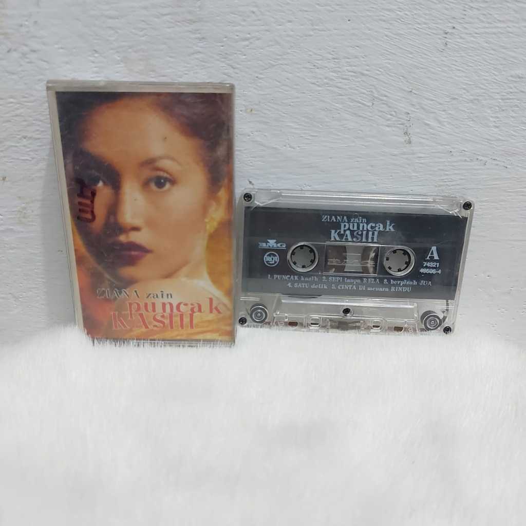 Kaset Pita ZIANA ZAIN Puncak Kasih (Original Rilisan Indonesia) - Pop Balada Melayu Malaysia Hits La