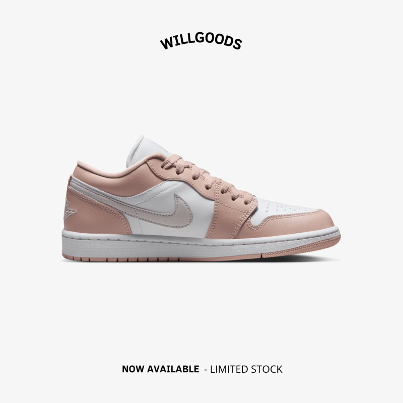 Nike Air Jordan 1 Low Particle Beige Women Original Resmi