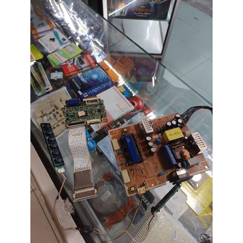 Paketan Mainboard Dan Power Suplay Monitor LCD Samsung 22 inch