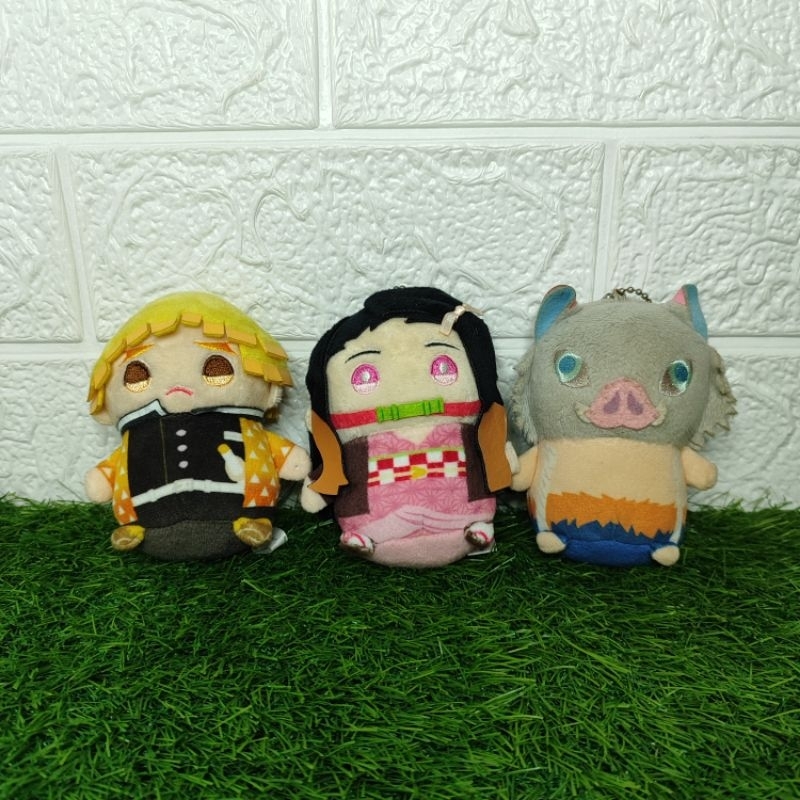 Demon Slayer Kimetsu no Yaiba Mamemeito Plush Nezuko Zenitsu Inosuke