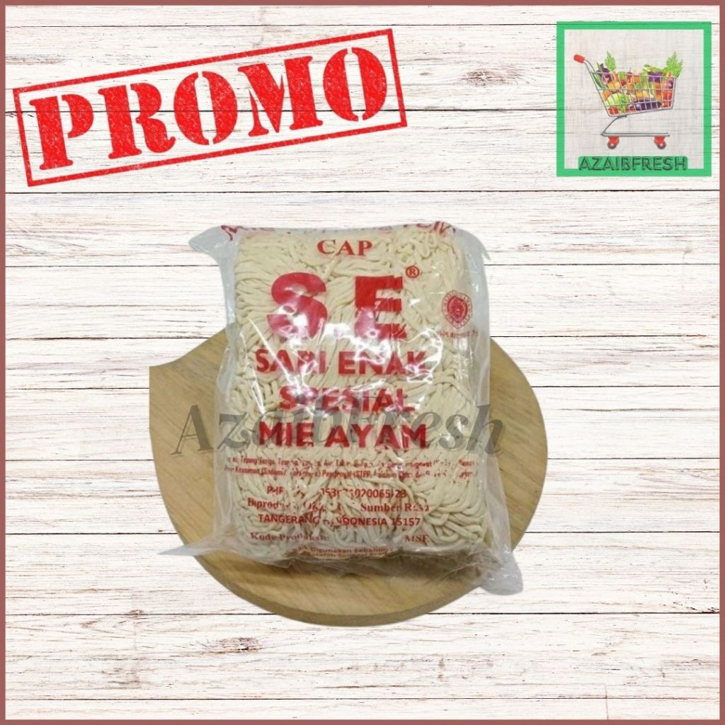 

Mie Ayam Mentah Murah 1 Pack isi 6 Pcs