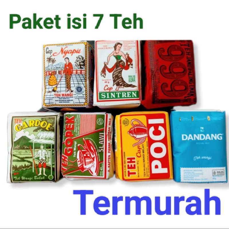 

Paket Racikan Es Teh Jumbo 7 Teh WASGITEL Khas Solo | Teh Khas Wedangan Solo