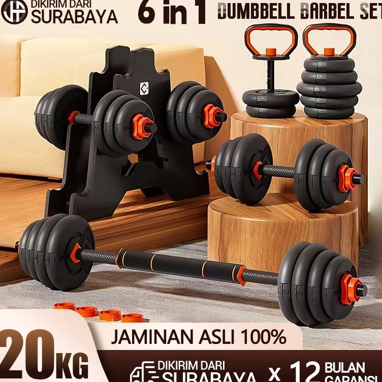 Produk Hemat  Dumbell Barbell Fitness Set Peralatan 2KG  Alat Angkat Beban  Alat Fitness Rumah  Dumb
