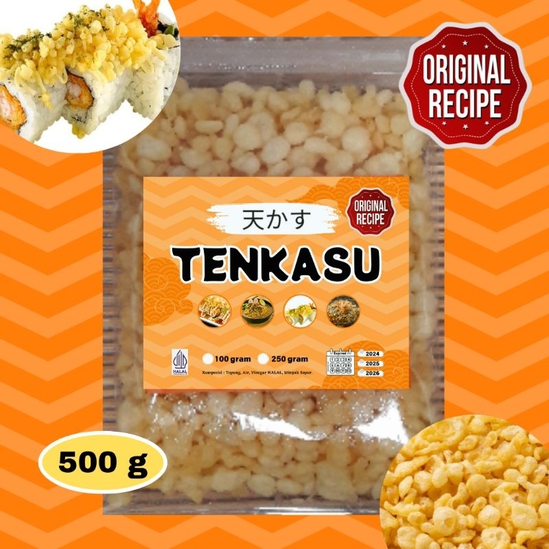 

Tenkasu Agedama Tempura Crunchy Bits Topping Udon Sushi Halal 500 gr