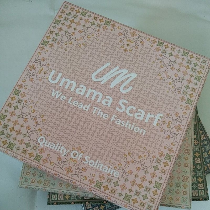 JILBAB UMAMA SCARF BOXS SOLITAiRE - JILBAB SEGIEMPAT BOX PREMIUM