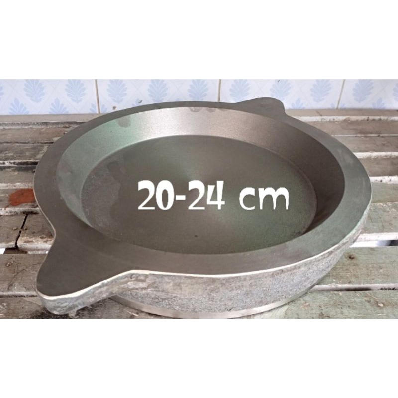 CETAKAN MARTABAK PREMIUM TEBAL 20-24CM | LOYANG TEBAL COR BAJA | MARTABAK MANIS TERANG BULAN