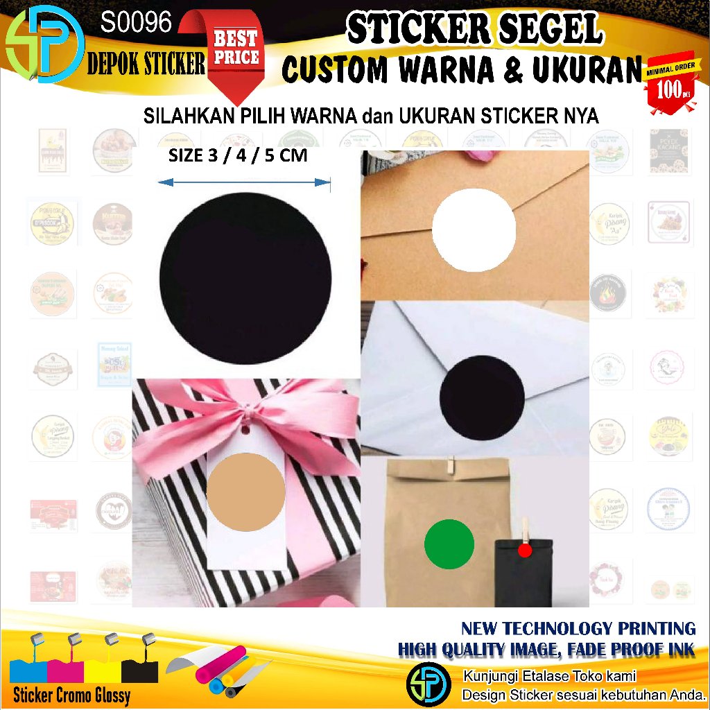 

Stiker Segel Bulat