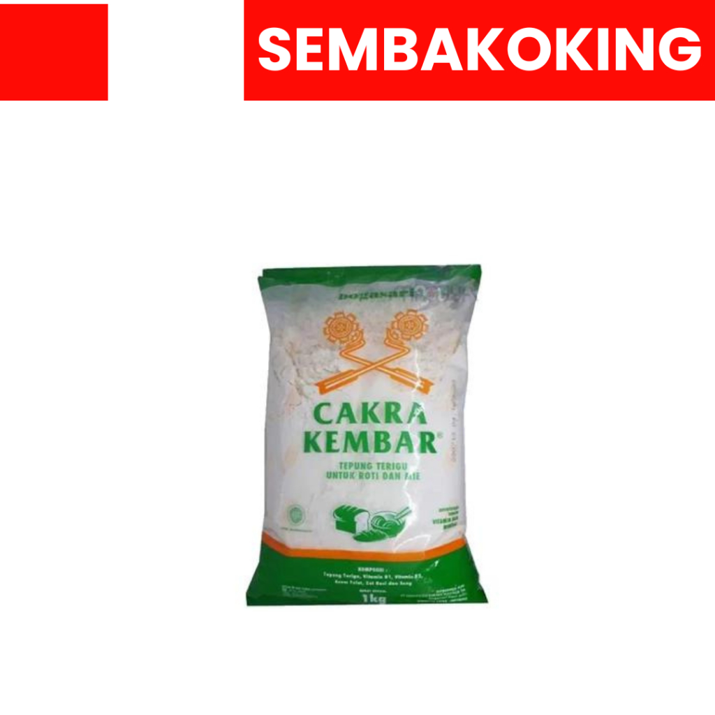 

TEPUNG TERIGU CAKRA KEMBAR 1KG