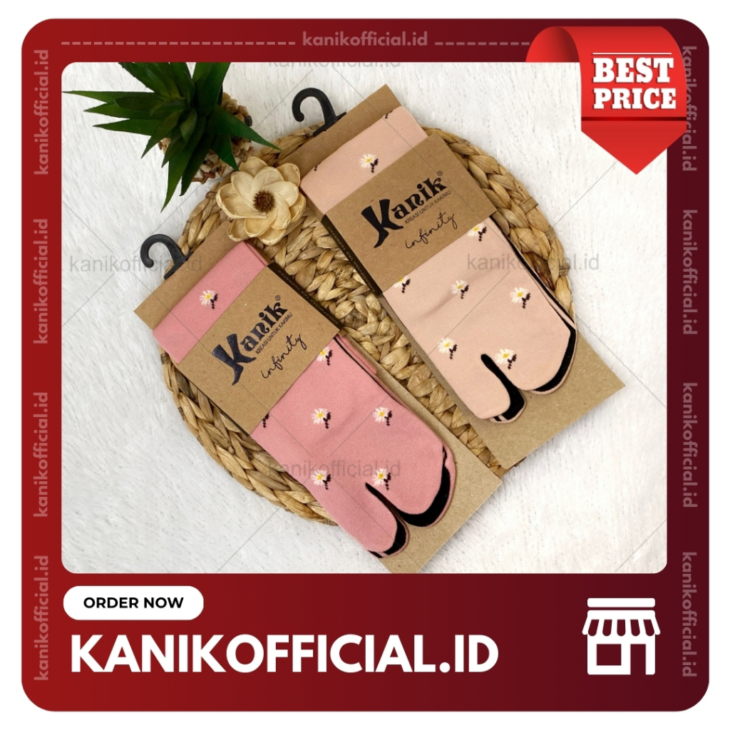Kanik Kaos Kaki Infinity Motif Dandelion Bunga Cantik Muslimah Wanita Panjang Pendek