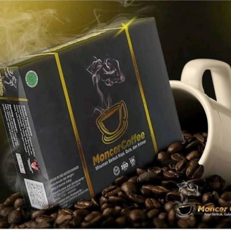 

terpopuler!!!! monceer coffee 1bok 8sachet kopi indo halal bpom