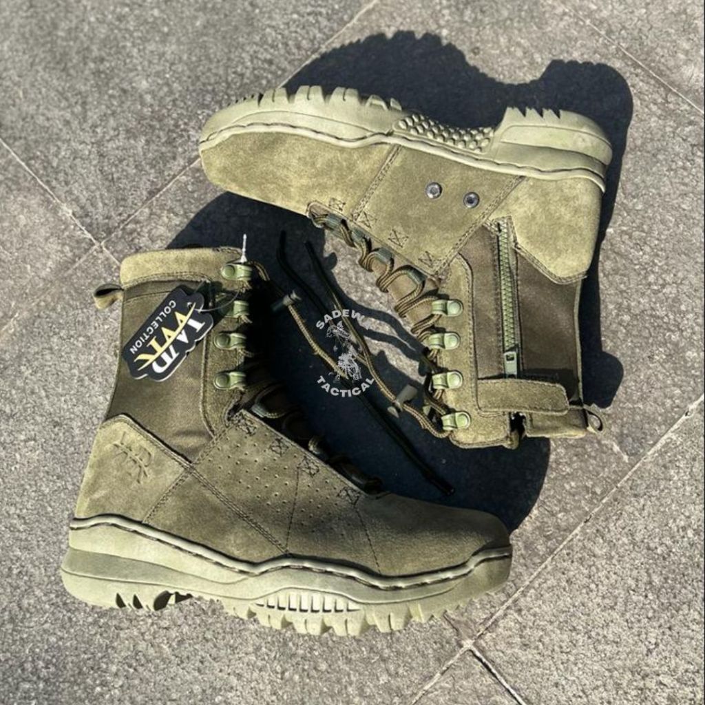 Sepatu PDL HIjau Tactical / Sepatu PDL 2809 Best Quality Premium / Sepatu PDL HIjau WR Green Army / 