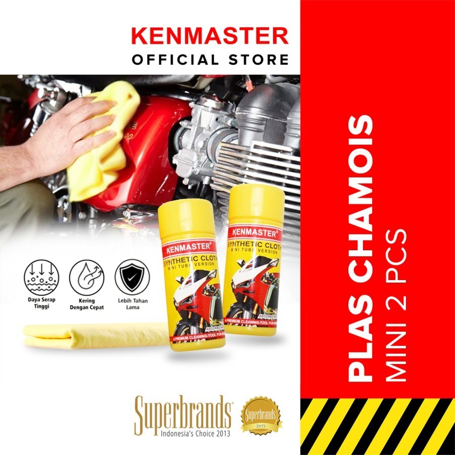 Kenmaster Kain Lap Motor Kanebo Kecil Berserat / Lap Chamois