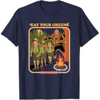 Kaos Dewasa Steven Rhodes Eat Your Greens T-Shirtt