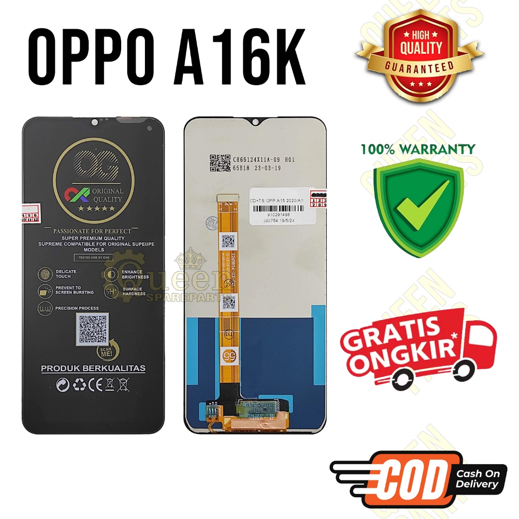 Lcd Touchscreen OPPO A16K Original OEM Lcd OPPO A16K