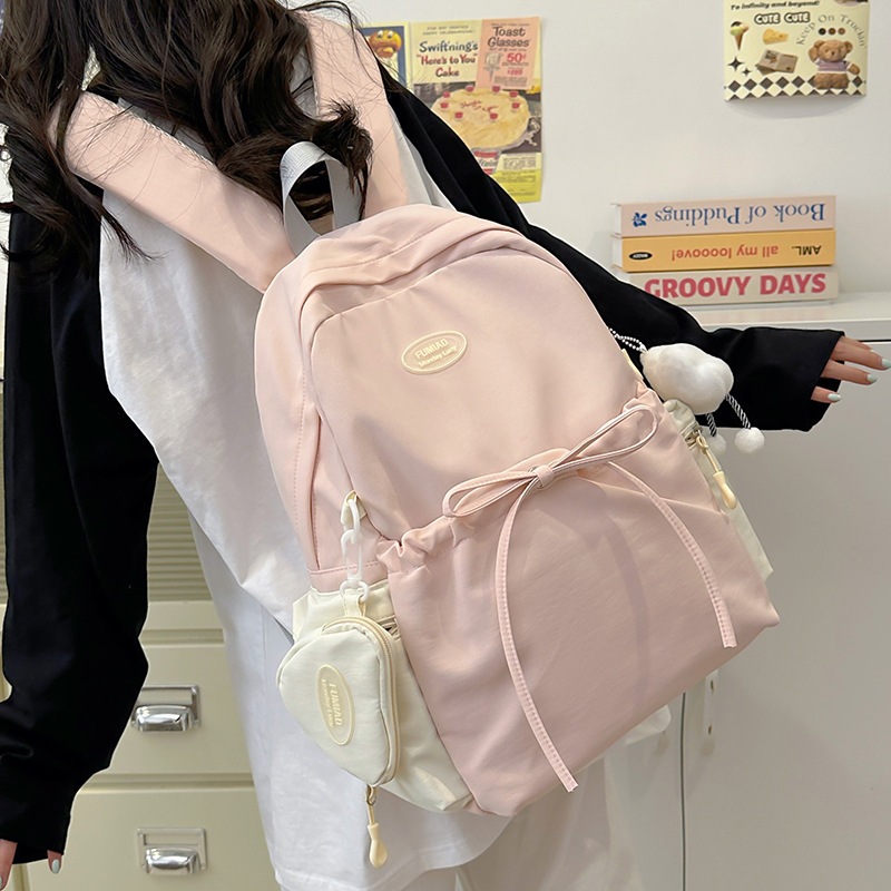 TAS Wanita Lucu Pinkbubbly.Tas olah ins Korea import fashion volume tinggi Tas Bahu Perguruan Tinggi