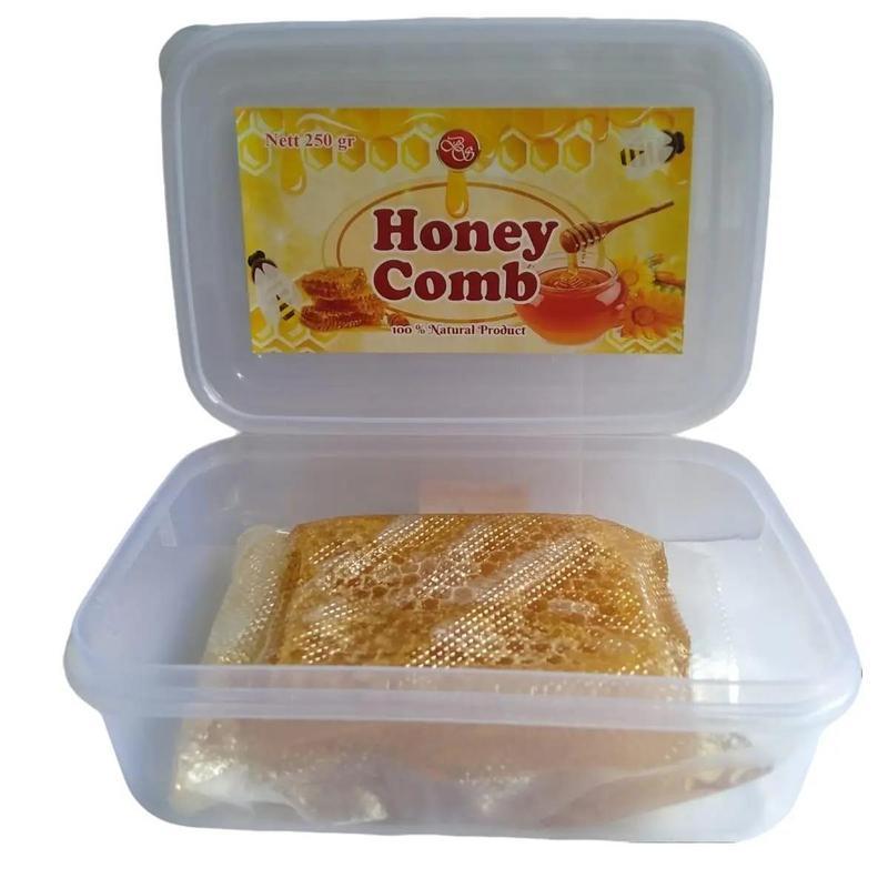 

Madu Sarang Apis Melifera | raw honey | honey comb 250gr