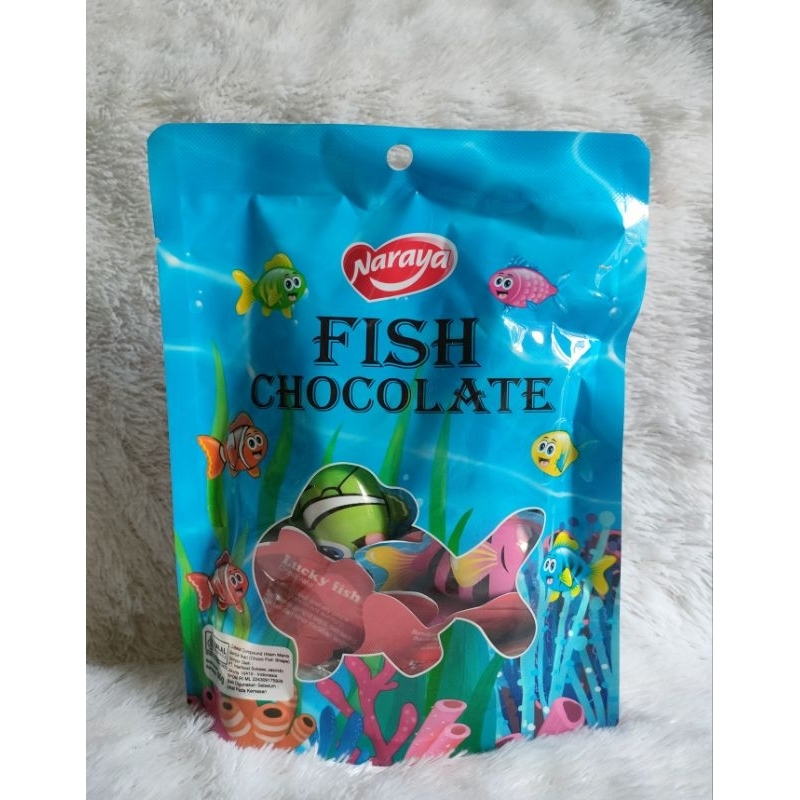 

Naraya Fish Chocolate Bag/Coklat Susu Bentuk Ikan